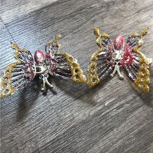 90s butterfly clips moving wings